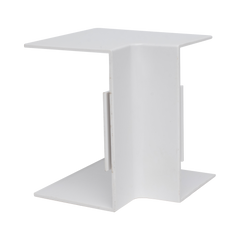 Esquinero Interior Color Blanco de PVC Auto Axtinguible, Para Canaleta TMK-4577 (5520-02001)