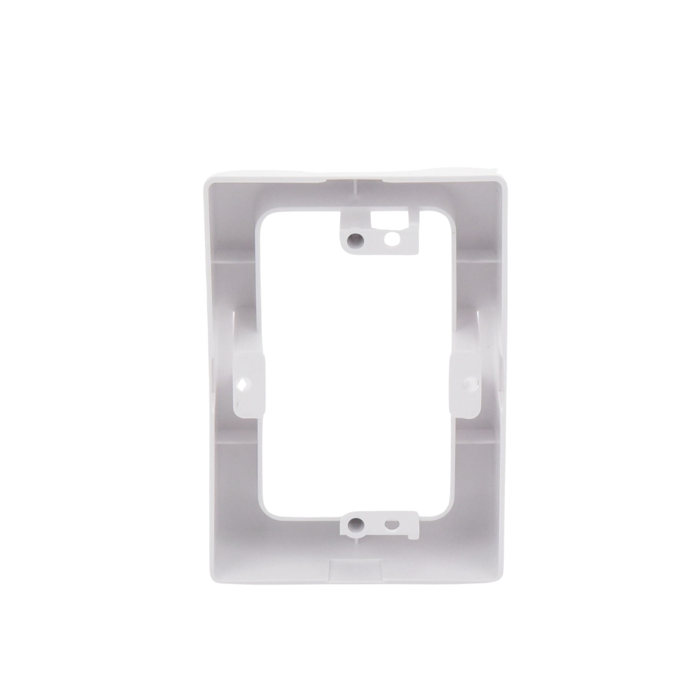 Caja Sin Fondo Universal, Color Blanco de PVC Auto Extinguible (7900-02002)