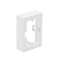 Caja sin fondo Universal, Color blanco de PVC auto extinguible (7900-02002)
