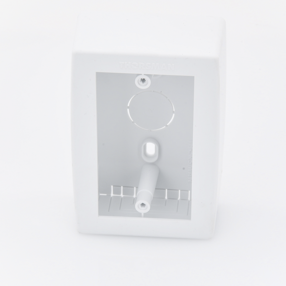 Caja de Registro Universal, Color Blanco de PVC Auto Extinguible (7902-02001)