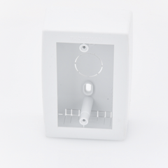 Caja de Registro Universal, Color Blanco de PVC Auto Extinguible (7902-02001)