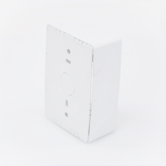 Caja de Registro Universal, color blanco de PVC auto extinguible (7902-02001)