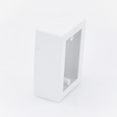 Caja de Registro Universal, Color Blanco de PVC Auto Extinguible (7902-02001)