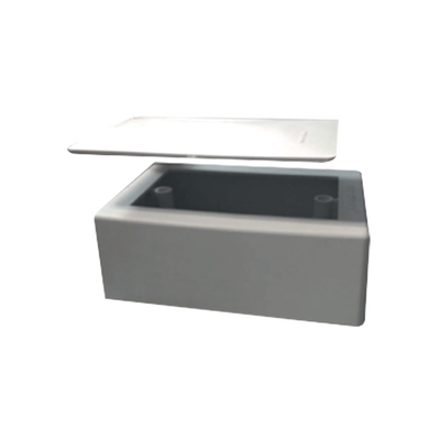 Kit de caja TMKS1 con THAPA ciega incluida color blanco (7902-02002)