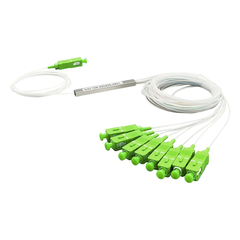 Splitter (Divisor Óptico) tipo PLC, 1x8, conectores SC/APC