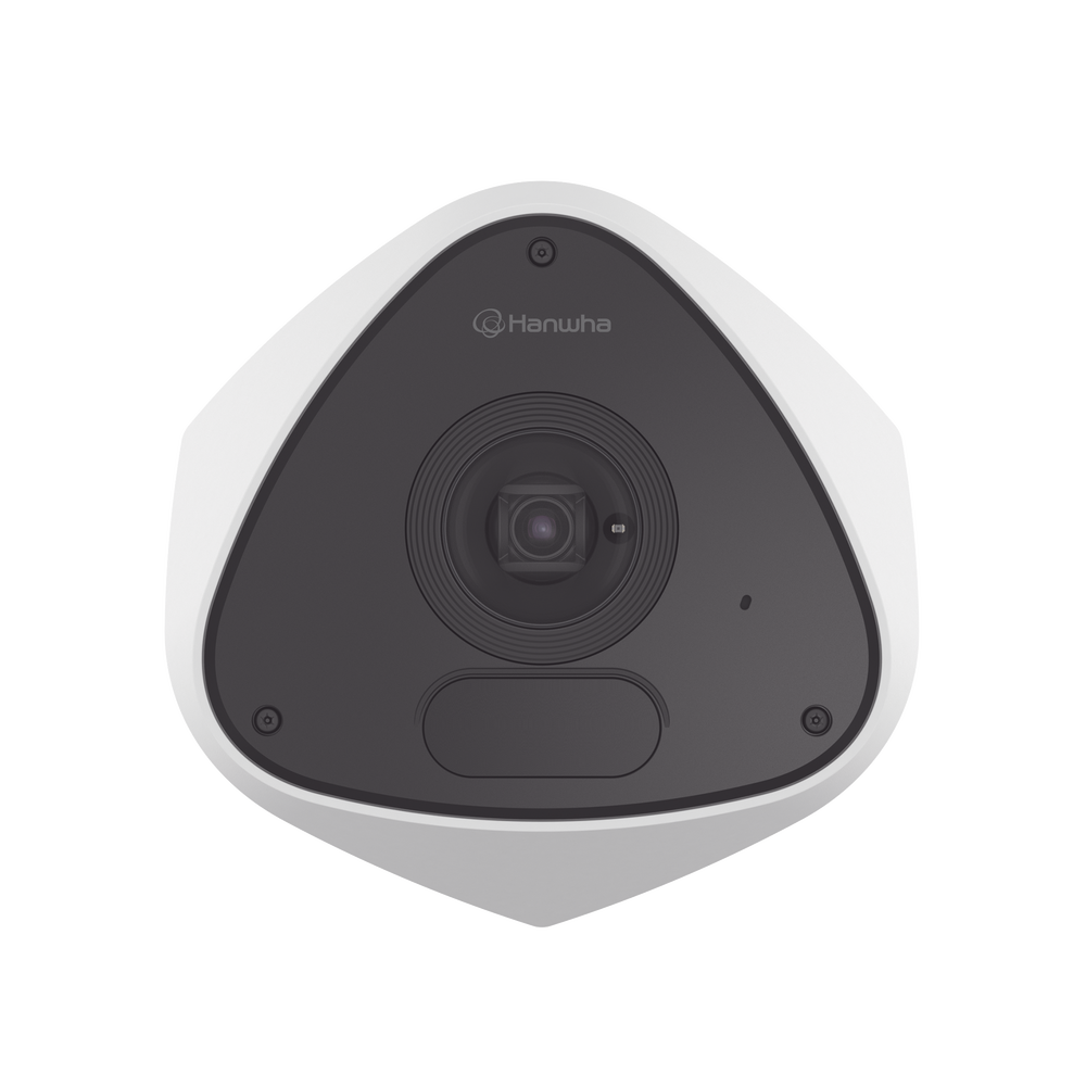Cámara IP Antivandálica 3MP para Esquina con IA / Lente 2.39 mm 128° / H.265 & WiseStream II / Exterior IP66 / IK10+ / PoE