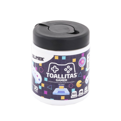 Toallitas Gamers, Excelente Opción Para Gamers que buscan Mantener sus Consolas y Accesorios en Perfecto Estado, Libres de Suciedad y Protegidos Contra Bacterias.