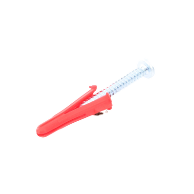 Paquete Con 10 Taquetes Rojos de 1/4" y 10 tornillos 10 x 1 1/2" (4.82 x 38 mm) (1103-05002)