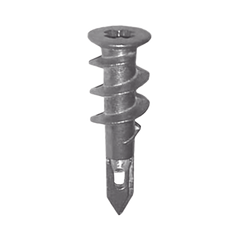 Taquete Métalico TPD Zinc con tornillo 8 x 1 1/4", Ideal para Uso con carteles publicitarios, Electrodomésticos