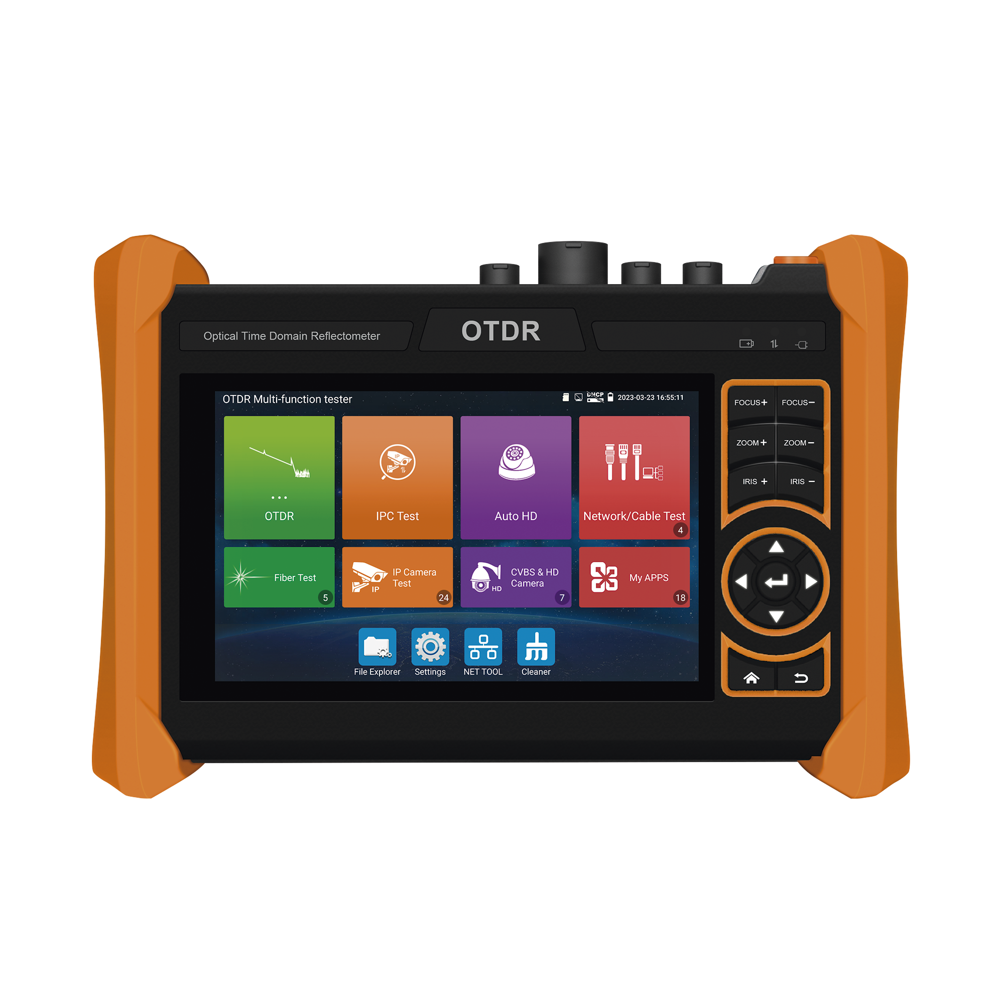 Tester Profesional OTDR y Video | Fibra Óptica | Cámaras IP | Cableado y Redes| Pantalla 5.4" Táctil | Soporta 4K/8K | HDMI/VGA | Medidor Potencia Óptica | Alcance 150KM | Localizador Fallos VFL | PoE Integrado | WiFi | In