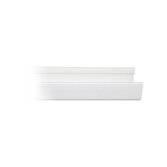 Canaleta blanca de PVC auto extinguible, con 2 plataformas, 4 cinthos TH 190, 2 thornillos 10 x 1 1/2”, 2 thorquetes TP2X. (9001-01250)