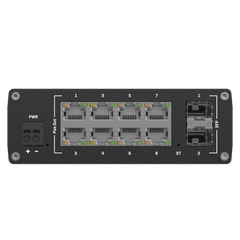 Switch Industrial Administrable L2, 8 puertos PoE 802.3af/at, Soporta Profinet