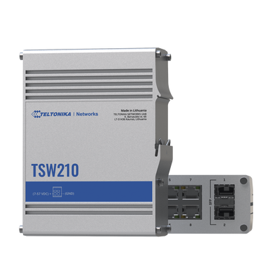 Switch Industrial No-Administrable 8 puertos Gigabit, 2 SFP 1G