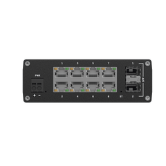 Switch Industrial Administrable L2, 8 puertos GE + 2 SFP, Soporta Profinet