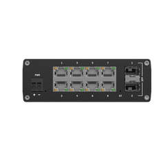Switch Industrial Administrable L2, 8 puertos GE + 2 SFP, Soporta Profinet
