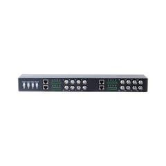 (TRANCEPTOR) RECEPTOR DE VIDEO PASIVO DE 16 CANALES / Resolución 4K / Compatible con cable UTP Cat 5e/6 / Compatible con HD-TVI/CVI/AHD/CVBS / TODO INCLUIDO PARA RACK / Protección Interconstruida contra sobretensión.
