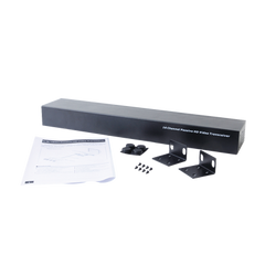 (TRANCEPTOR) RECEPTOR DE VIDEO PASIVO DE 16 CANALES / Resolución 4K / Compatible con cable UTP Cat 5e/6 / Compatible con HD-TVI/CVI/AHD/CVBS / TODO INCLUIDO PARA RACK / Protección Interconstruida contra sobretensión.