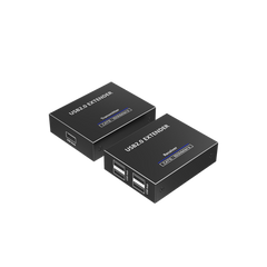 Kit EXTENSOR USB 2.0 de 4 Puertos para Distancias de Hasta  150 m / Soporta USB 2.0, USB 1.1 y USB 1.0 / UTP Cat 5e/6/6a/7 / Soporta Switch Gigabit / Ideal para Cámaras WEB, Impresoras, Escáner, Memorias, Mouse, etc.