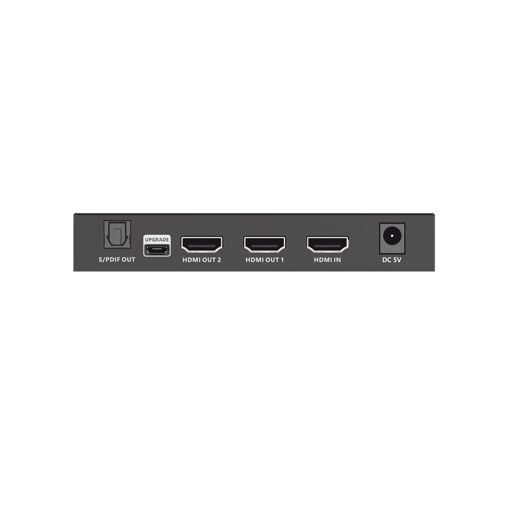 Splitter HDMI 1x2 | Velocidad de trasmisión 48 Gbps| Resolución 8k | Salida de audio| HDCP 2.3
