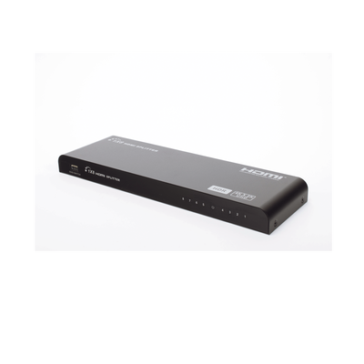 Divisor (Splitter) HDMI 4K de 1 Entrada a 8 Salidas (Simultaneas) / Soporta 4K×2K / Ajuste de resoluciones EDID / HDR / HDMI 2.0 /  HDCP 2.2  / Permite mezclar pantallas en 4K y 1080P