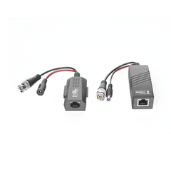 Kit de transceptores activos TURBO HD. Convierte 36/24 Vcc a 12 Vcc regulados, a través de cable  UTP Cat5e / 6. Transmision de 200 m (Revisar tabla de resoluciones )