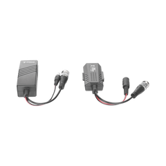 Kit de transceptores activos TURBO HD. Convierte 36/24 Vcc a 12 Vcc regulados, a través de cable  UTP Cat5e / 6. Transmision de 200 m (Revisar tabla de resoluciones )