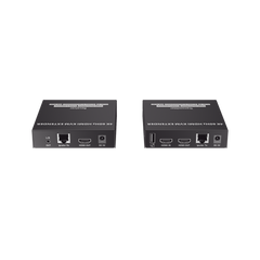 Kit Extensor KVM (HDMI y USB) hasta 120 metros | Transmite el Video y Controla tu DVR vía USB a distancia | Soporta resolución 4K @60Hz | Cat 6, 6a y 7 | Salida Loop en el Tx para visualización local