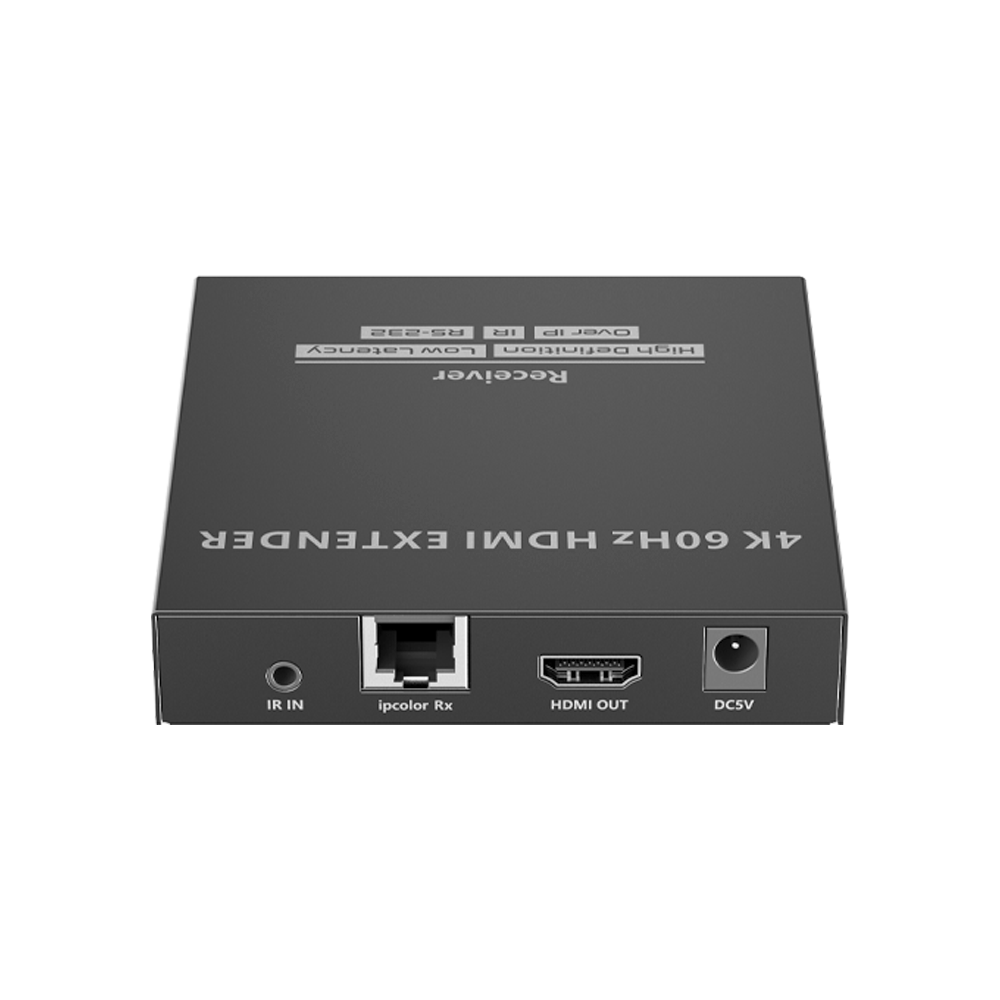 Receptor Compatible para Kit TT582 | 4K @60Hz | Cat 6, 6a y 7 |  hasta 120 metros |