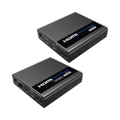 Kit Extensor HDMI hasta 700 metros con Conexión en Cascada / 4K @ 60 Hz/ 70 metros PTP con Cat 6, 6a y 7 / IPCOLOR / CERO LATENCIA / SIN COMPRIMIR / Salida Loop / IR bidireccional / Puerto S/PDIF / Soporta ARC / Soporta 10 TT-676-Rx.