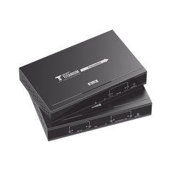 Kit Extensor MATRICIAL HDMI para distancias de 120 metros / Resolución 4K @ 30Hz / Cat6 / Soporta 100 TX de entrada e Ilimitados RX en la salida / Control por PC, Control Remoto y Botón / Compatible con Switch IGMP.
