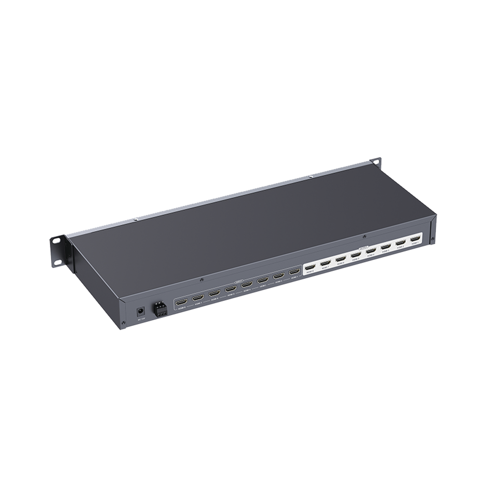 MATRICIAL DE VIDEO HDMI 8 x 8 / 8 Entradas y 8 Salidas en HDMI /  4K @ 30Hz / 10.2 Gbps / HDMI 1.4 / HDCP 1.4 / 3D / Conmutación por Botón, RS232 o Control Remoto / IDEAL PARA CENTROS DE MONITOREO, COMPARACION Y ANALISIS.