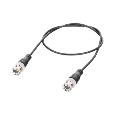 Cable Coaxial Armado con Conector BNC (Video) / Longitud de 1.5 mts / Optimizado para Cámaras 4K / Uso en Interior