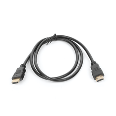 Cable HDMI de 1 Metro (3.28 pies) (High Speed) / Resolución 4K / Soporta Canal de Retorno de Audio (ARC)/ Soporta 3D / Blindado para Reducir Interferencia / Chapado en Oro / Alta Resistencia y Durabilidad.