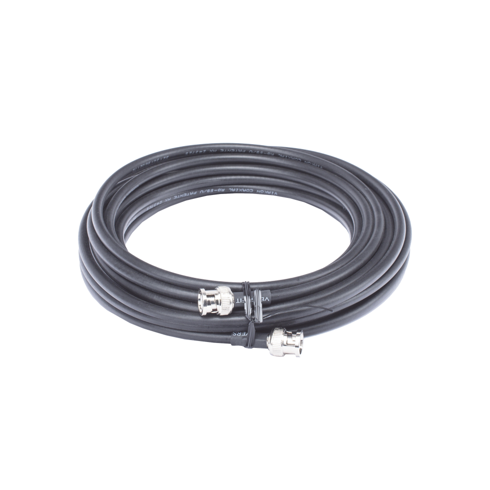 Jumper de 8 Metros (26.25 Pies) con Conectores BNC Macho a BNC Macho con Cable RG59.