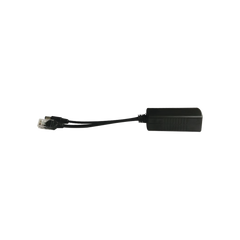 Cable divisor PoE pasivo de 48-55 Vcc @ 12 Vcc, 2 A. Aplicaciones como adaptar micrófonos en cámaras IP