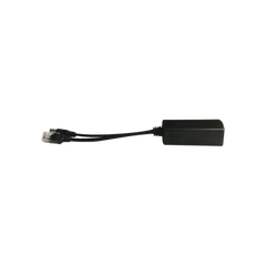 Cable divisor PoE pasivo de 48-55 Vcc @ 12 Vcc, 2 A. Aplicaciones como adaptar micrófonos en cámaras IP