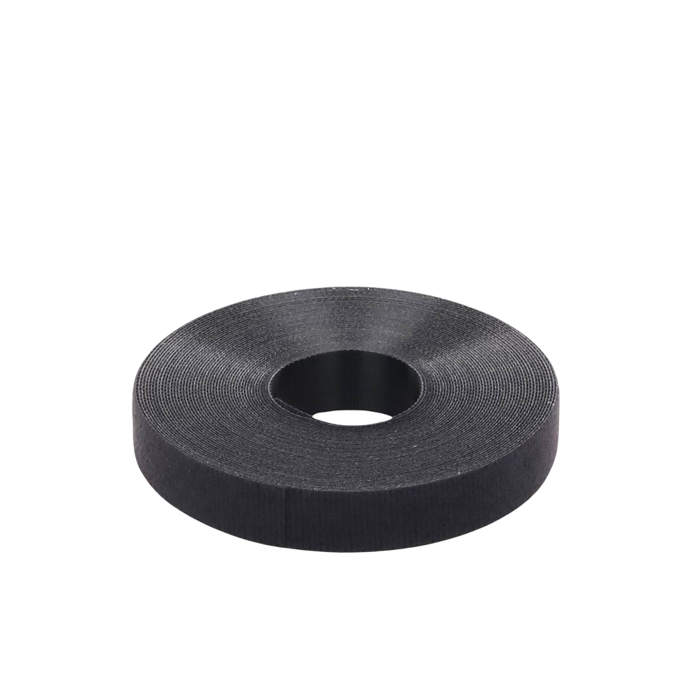 Kit de 10 Rollos de Cinta de Contacto, de 10.66 m de largo y 19.1 mm de ancho c/u, Color Negro
