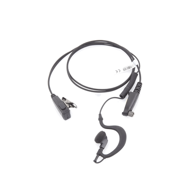 Micrófono de Solapa con Audífono Ajustable al oído Para Radios TE320 / TE390 / HYT TC610P/TC780