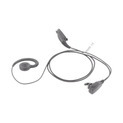 Micrófono de solapa con audífono ajustable al oído para Radios TE320 / TC-610P/TC-780