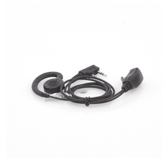 Micrófono de solapa con audífono ajustable al oído para KENWOOD TK3230/3000/3402/3312/3360/3170,NX240/340/220/320/420, TKD240/340