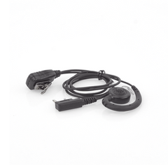 Micrófono de solapa con audífono ajustable al oído para KENWOOD TK3230/3000/3402/3312/3360/3170,NX240/340/220/320/420, TKD240/340