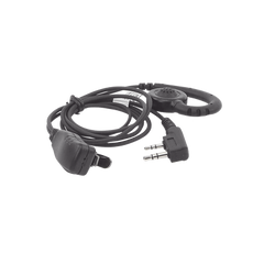 Micrófono de solapa con audífono ajustable al oído para KENWOOD TK3230/3000/3402/3312/3360/3170,NX240/340/220/320/420, TKD240/340