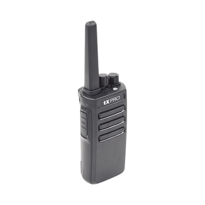 Radio Portátil VHF, 5W de Potencia, Scrambler de Voz, Alta Cobertura, 136-174 MHz, 16 canales preconfigurados