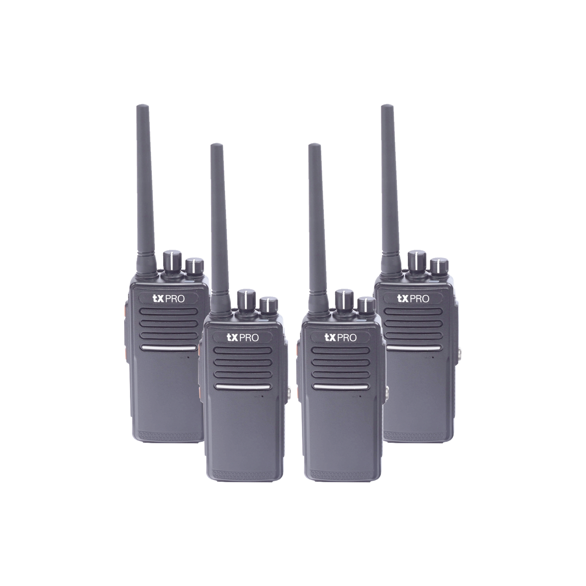 KIT de 4 radios TX680AU y dos cargadores adicionales