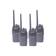 KIT de cuatro radios TX680AV y dos cargadores adicionales