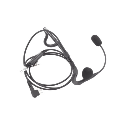 Diadema por detrás de la cabeza con boom flexible para radios TC-500/ 518/ 600/ 610/ 700 y para Modelos GP300/ SP-50/ P1225/ PRO3150/ MAG ONE/ EP450/ EP350