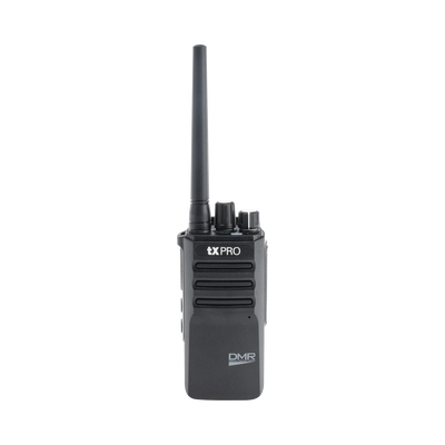 Radio Portátil Digital DMR y analógico  en la banda VHF 136-174 MHz, 64CH y Cifrado de seguridad en Digital.