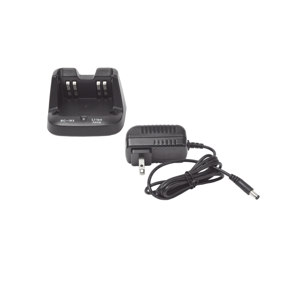 Cargador rápido para baterías de Li-Ion BP-265. Para radios ICOM ICF3003 / 4003, IC-F3103 D/4103 D