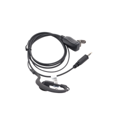 Micrófono - audífono de solapa ajustable al oído para KENWOOD PKT23K