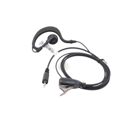 Micrófono - audífono de solapa ajustable al oído para KENWOOD PKT23K